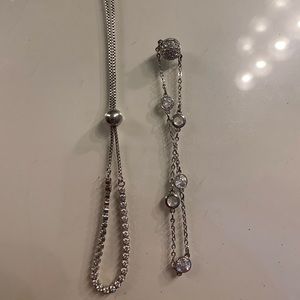 PANDORA & SWAROVSKI Bracelets. Sold as a pair!